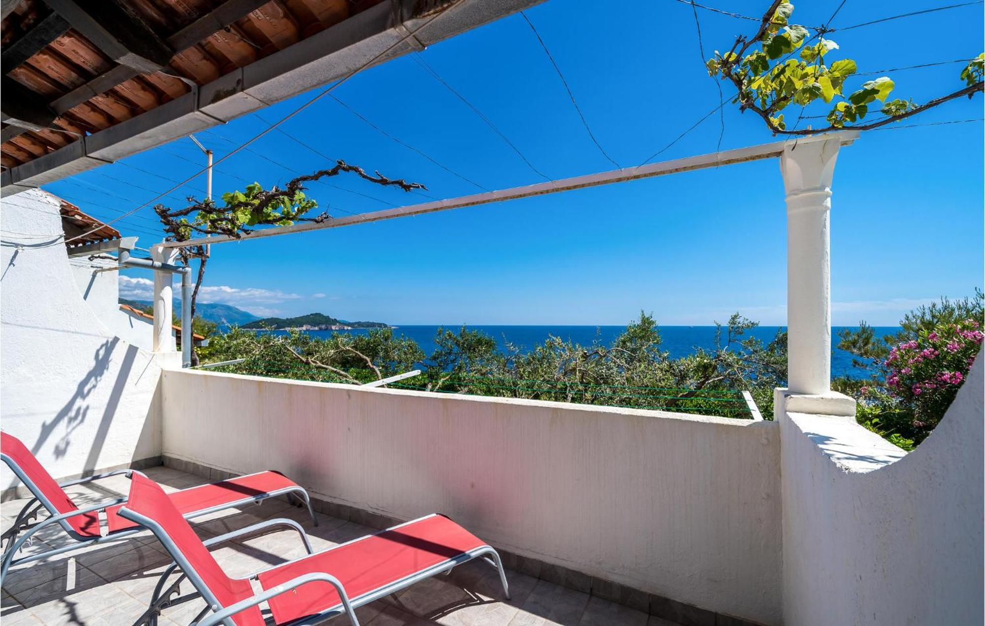 Cozy Apartment In Dubrovnik With House Sea View ภายนอก รูปภาพ